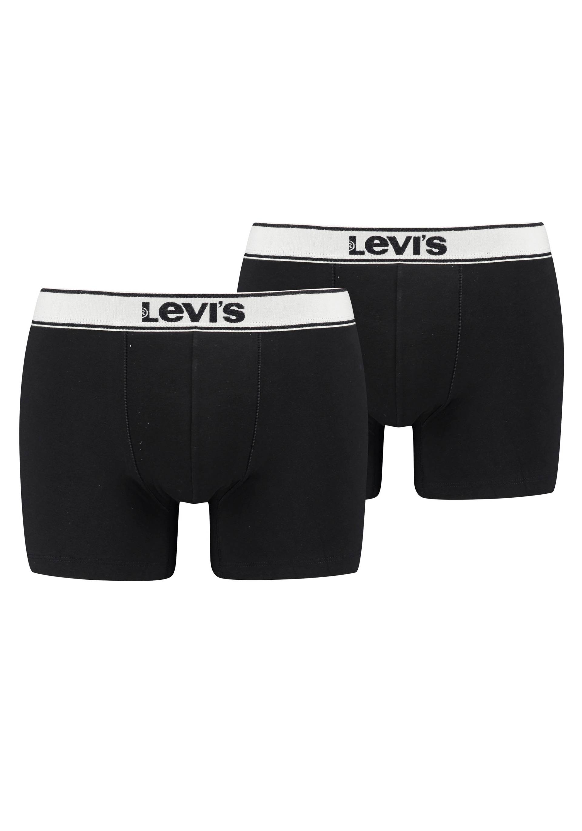 Levi's® Slip »LEVIS MEN LOGO AOP BOXER BRIEF ORGANIC CO 2P«, (Packung, 2er-Pack), mit breitem Logobund von Levi's®