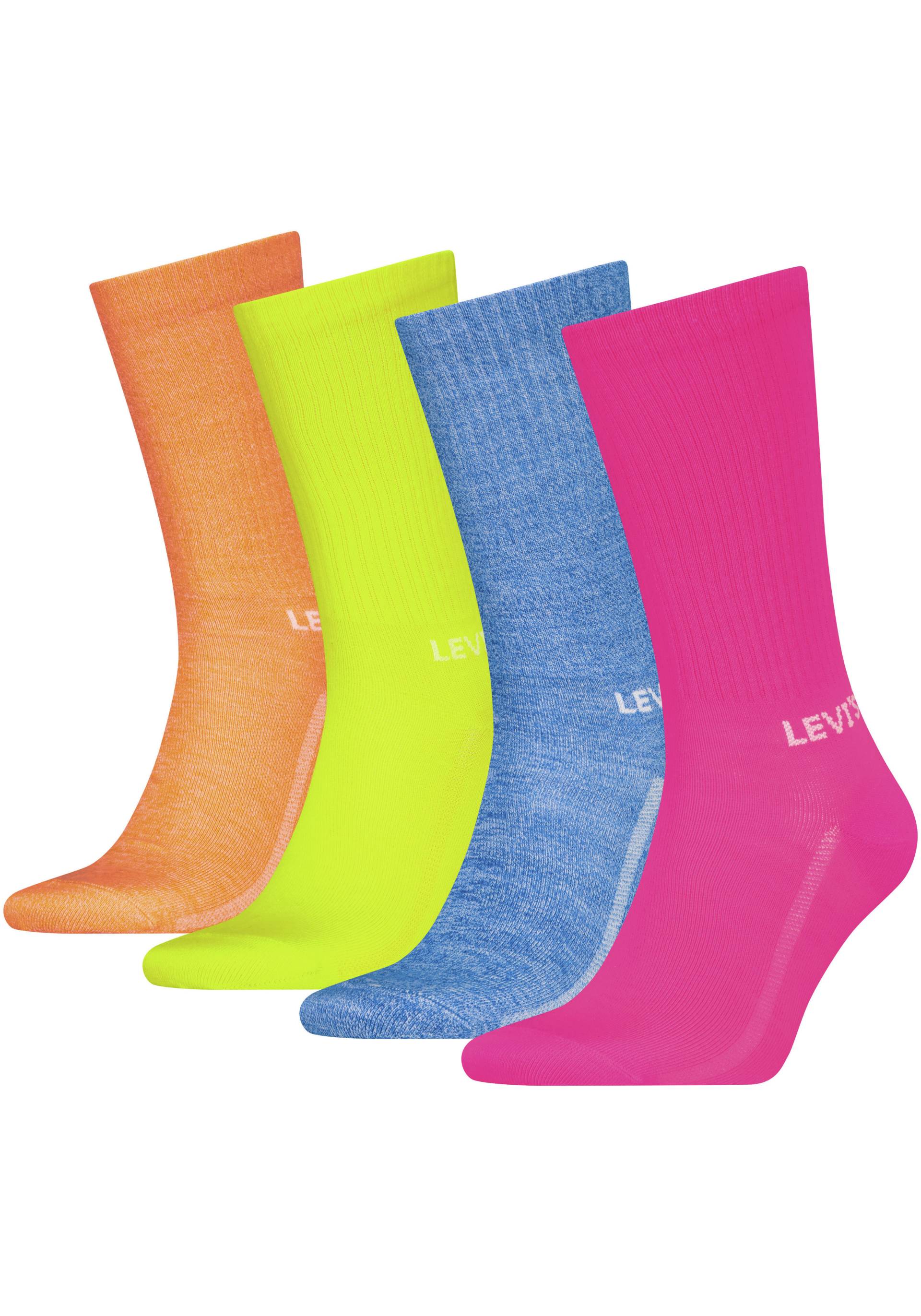 Levi's® Socken, (4 Paar), mit auffälligen Farben von Levi's®