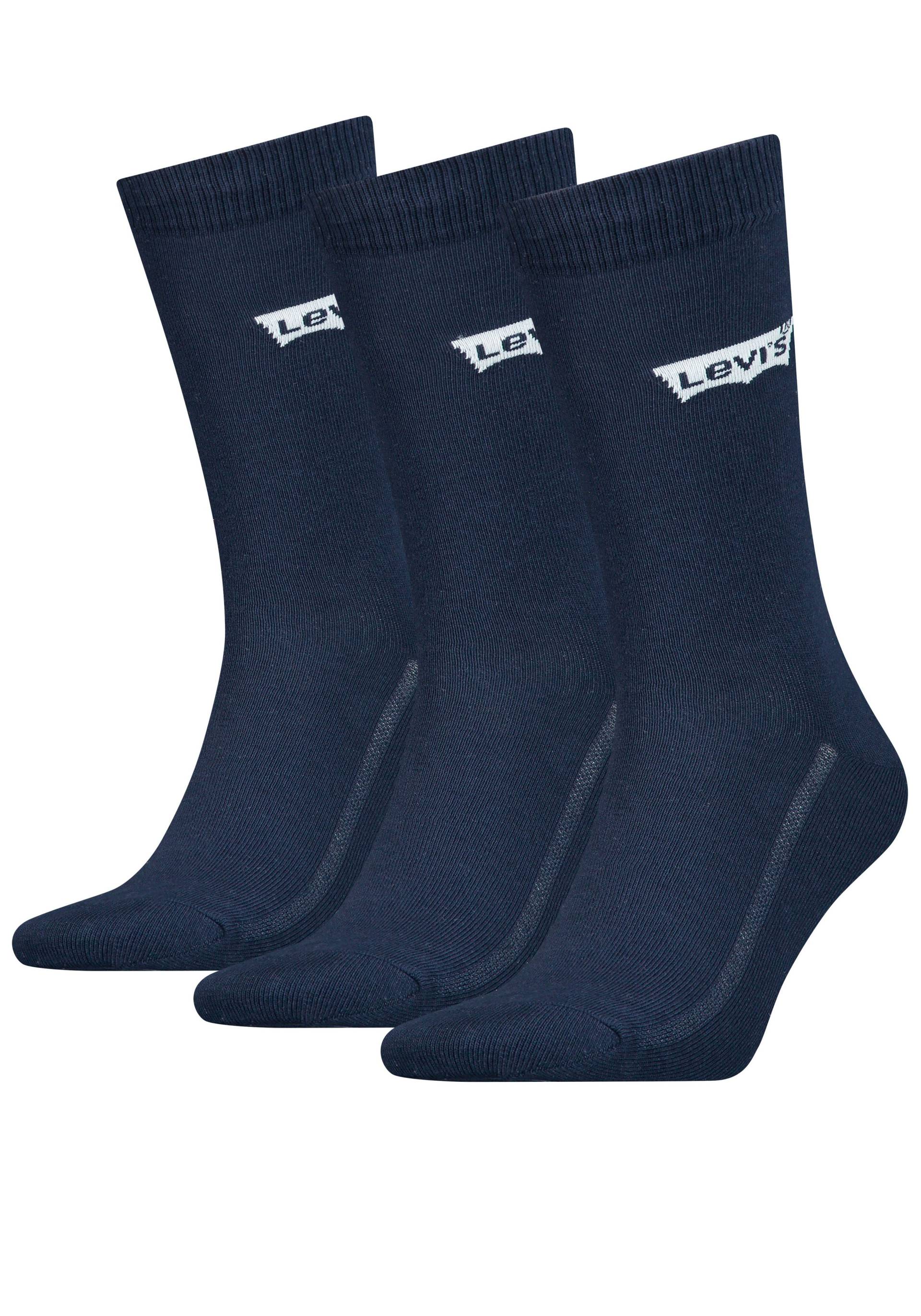 Levi's® Socken, (Packung, 3er-Pack), mit breitem Logobund von Levi's®