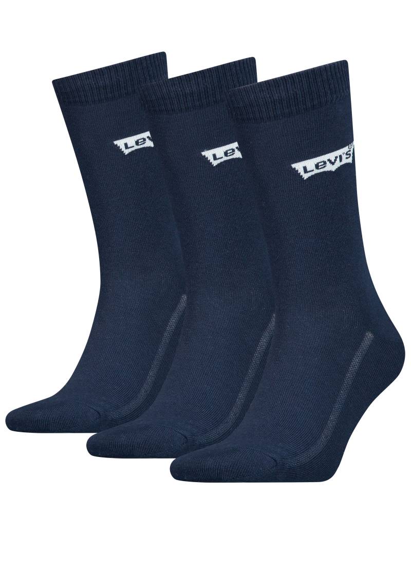 Levi's® Socken, (Packung, 3 Paar), mit breitem Logobund von Levi's®