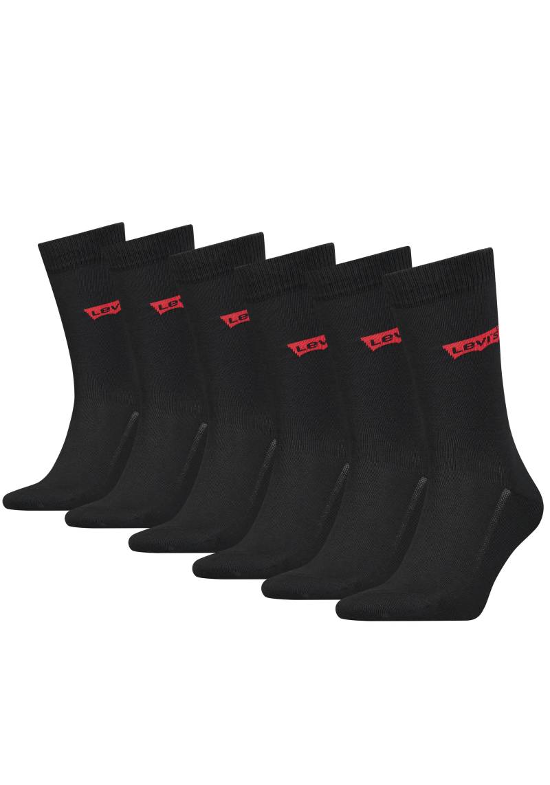 Levi's® Socken, (Packung, 6 Paar), mit breitem Logobund von Levi's®