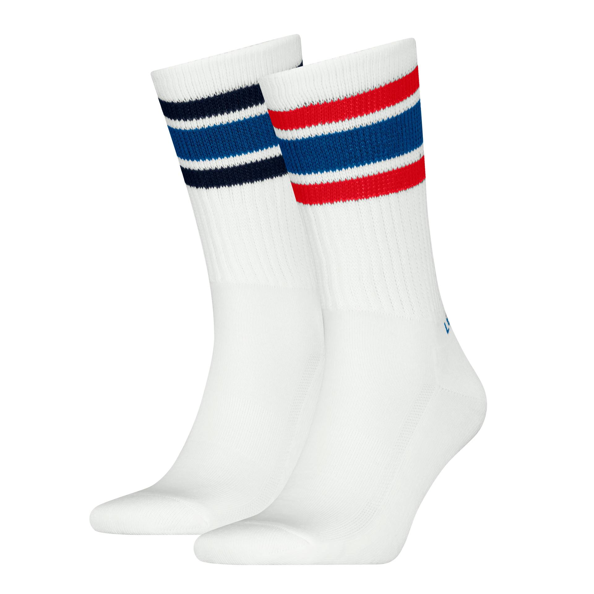 Levi's® Socken »LEVIS REG CUT SPORT 2P«, (2 Paar), mit sportlichen Streifen-Mustern von Levi's®