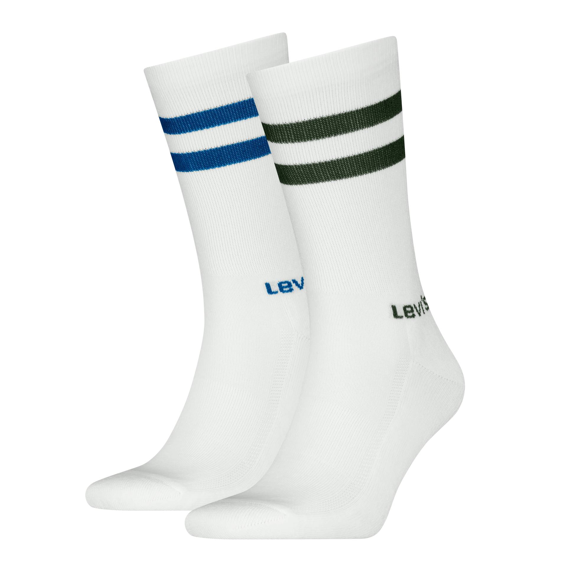 Levi's® Socken »LEVIS REGULAR CUT SPORT STRIPE 2P«, (2 Paar, 2er Pack), mit auffälligen Streifen von Levi's®