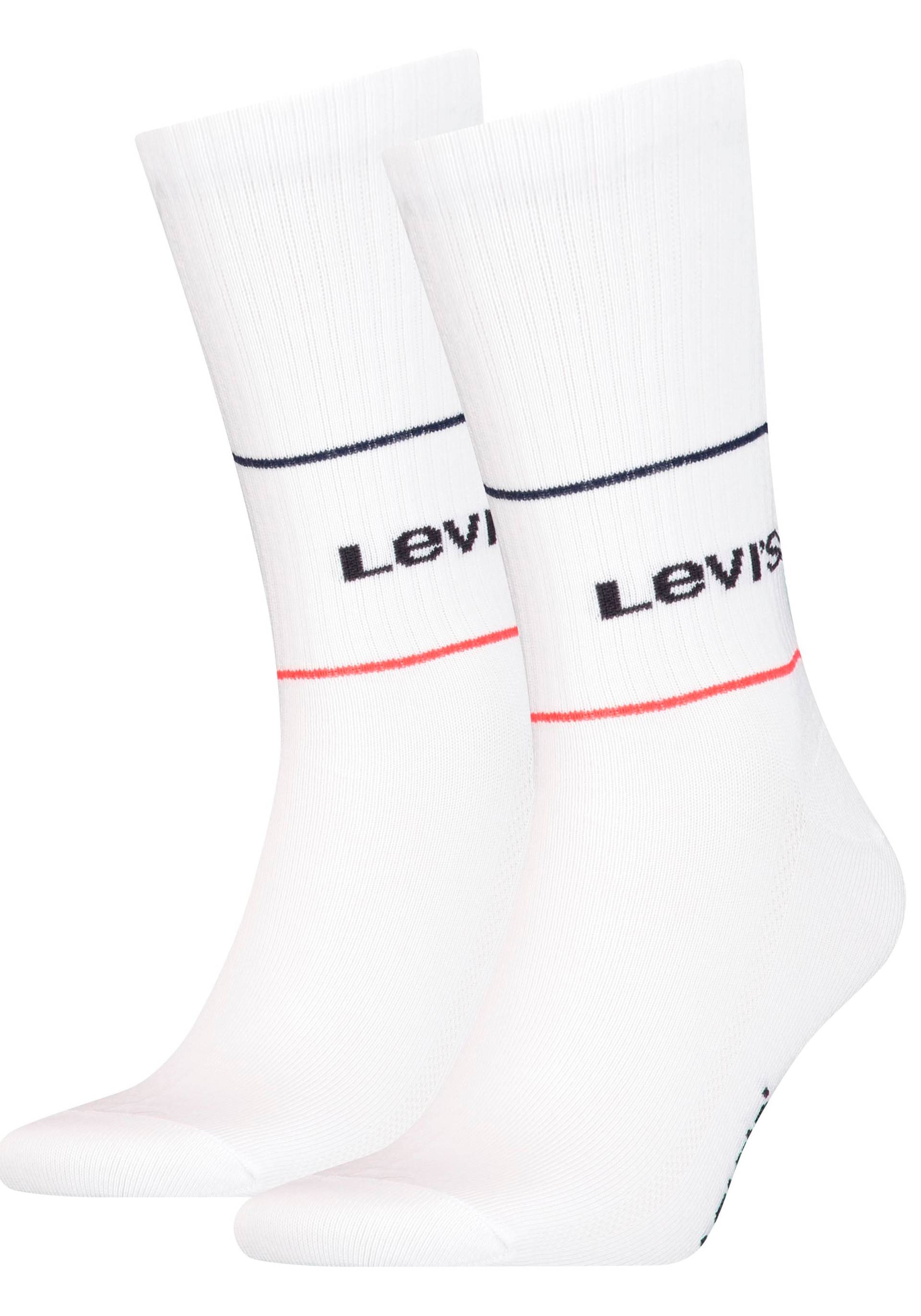 Levi's® Sportsocken, (Packung, 2 Paar), LEVIS SHORT CUT LOGO SPORT 2P von Levi's®