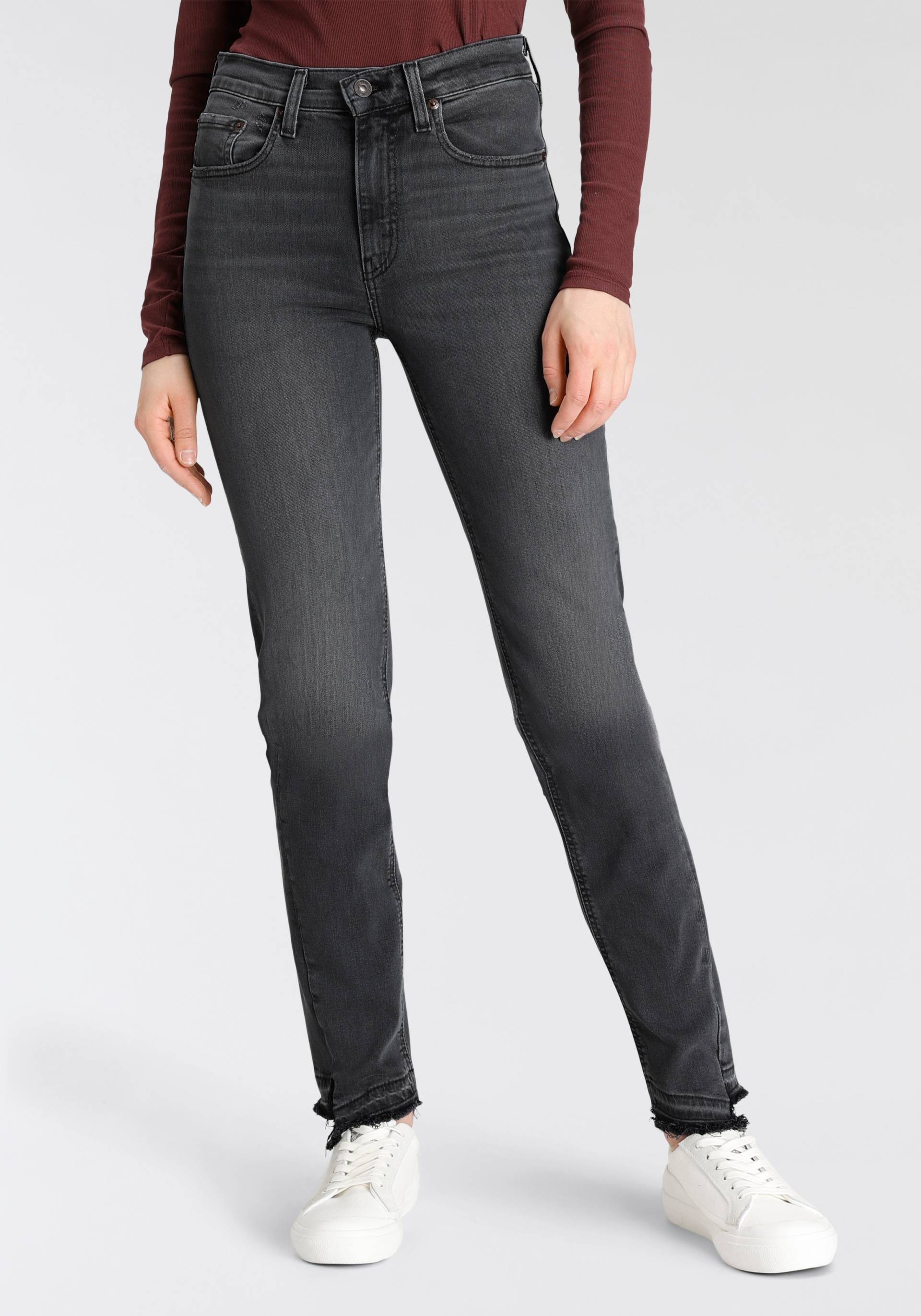 Levi's® Straight-Jeans »724 High Rise Straight«, mit Fransen am Saum von Levi's®