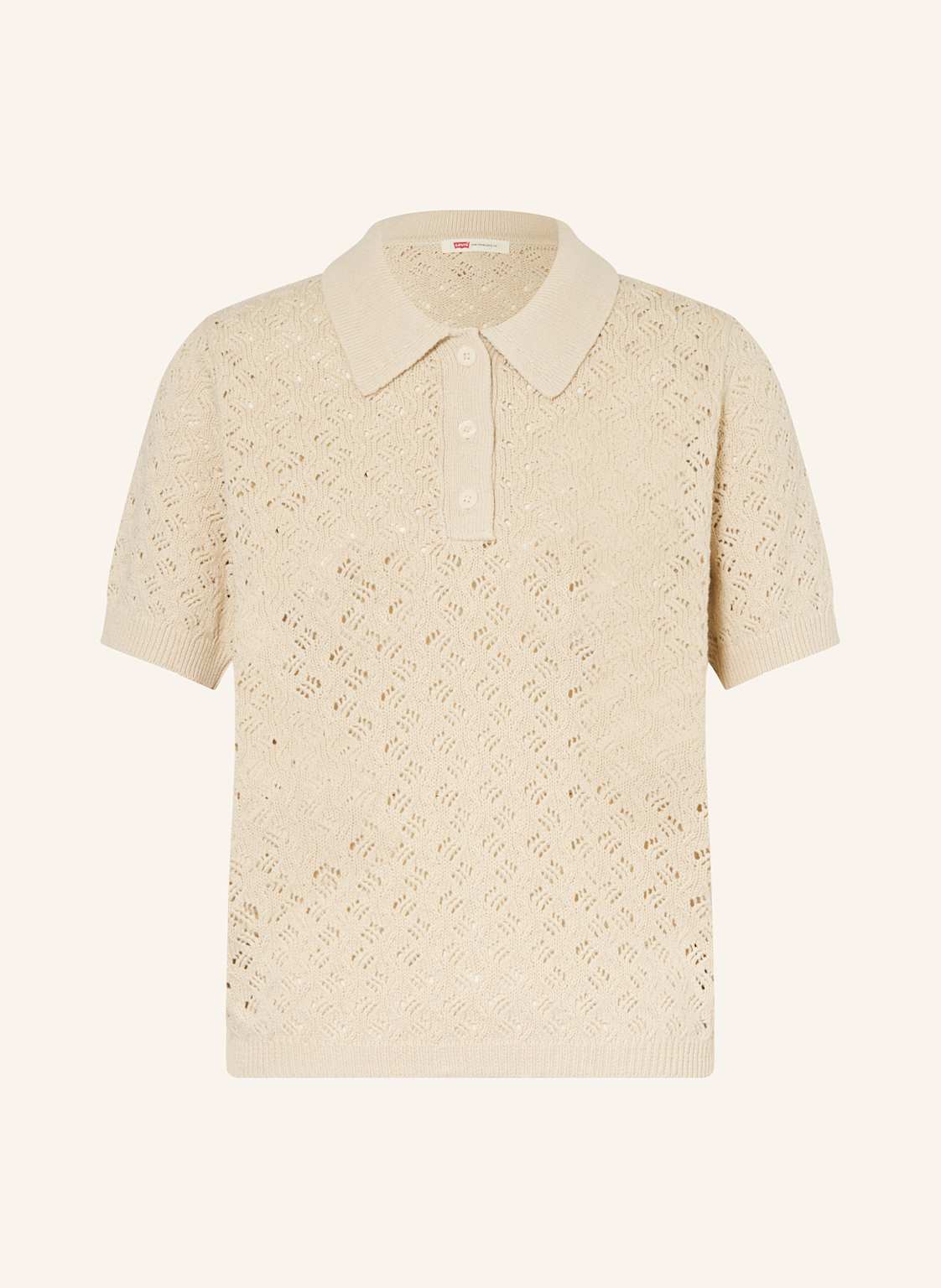 Levi's® Strick-Poloshirt Lavender weiss von Levi's®