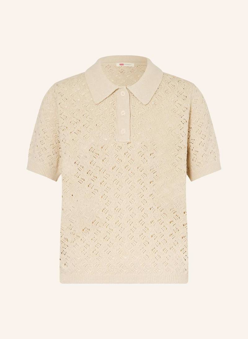 Levi's® Strick-Poloshirt Lavender weiss von Levi's®