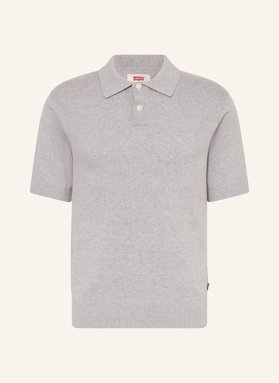 Levi's® Strick-Poloshirt grau von Levi's®