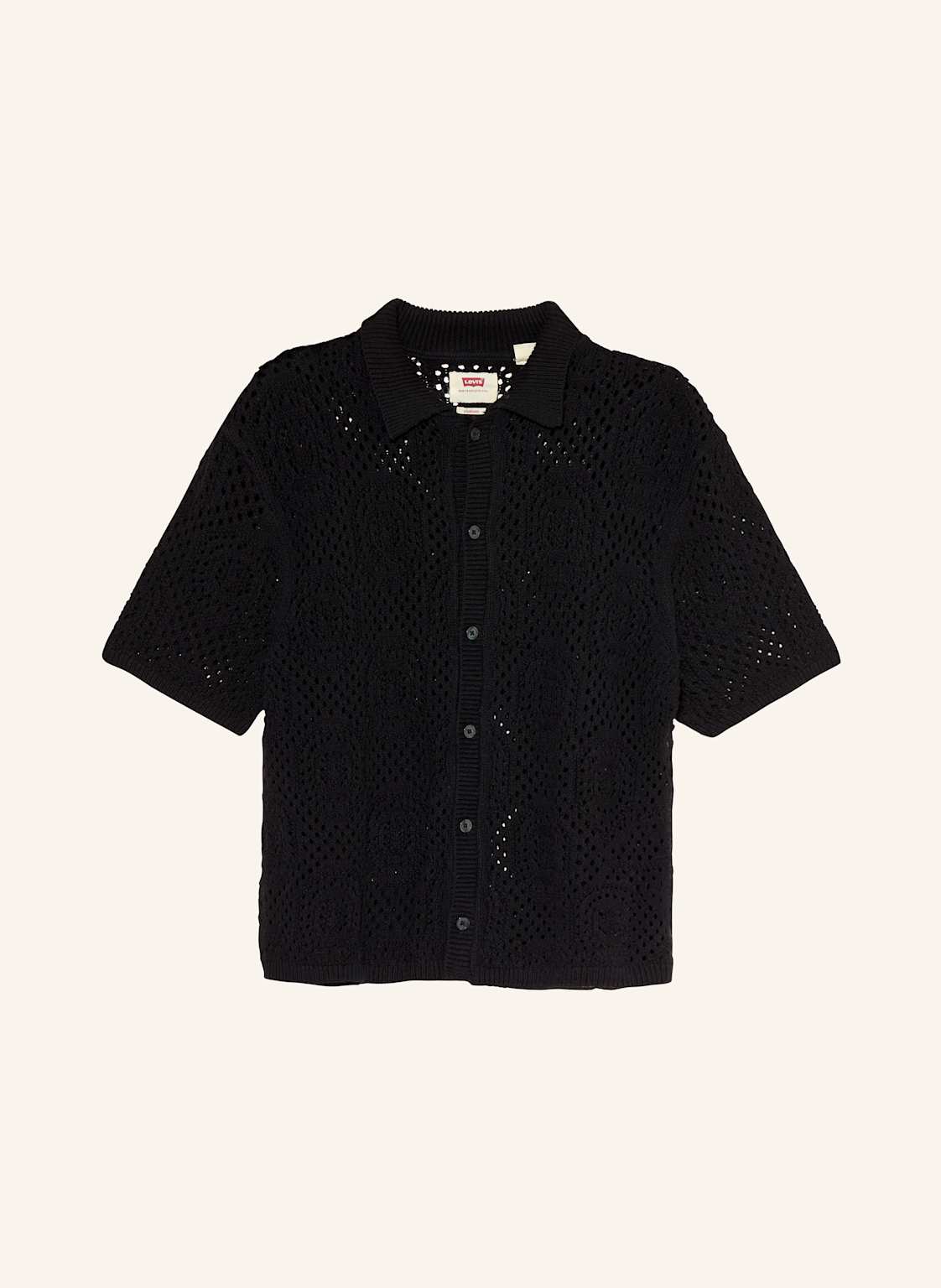 Levi's® Strickhemd Standard Fit schwarz von Levi's®