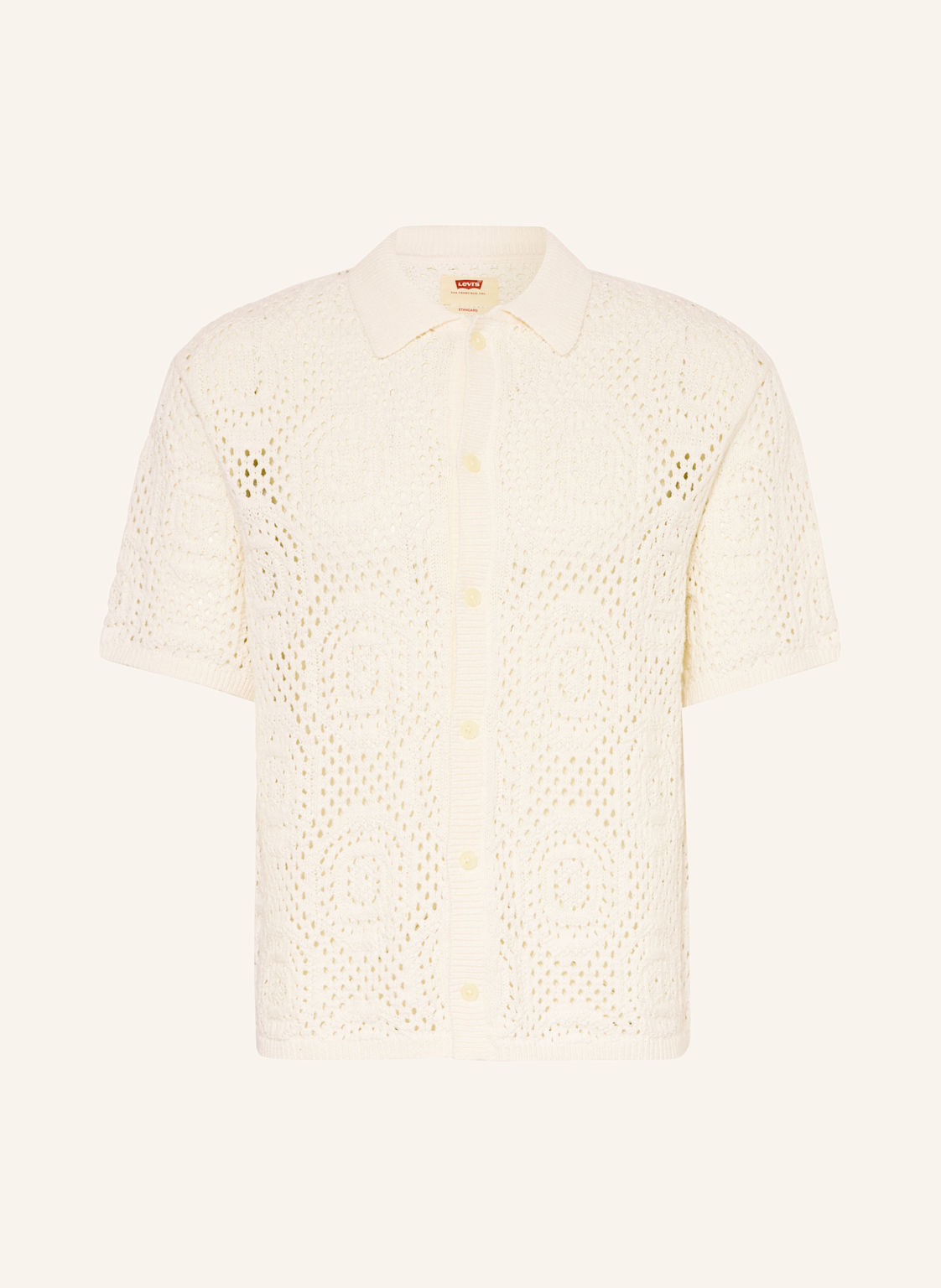 Levi's® Strickhemd Standard Fit weiss von Levi's®