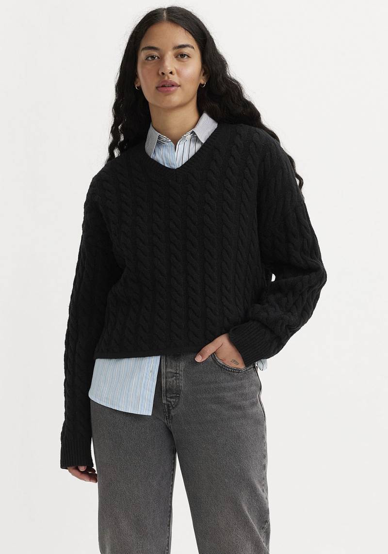 Levi's® Strickpullover »RAE SWEATER NEUTRALS«, in Zopfstrick Muster von Levi's®