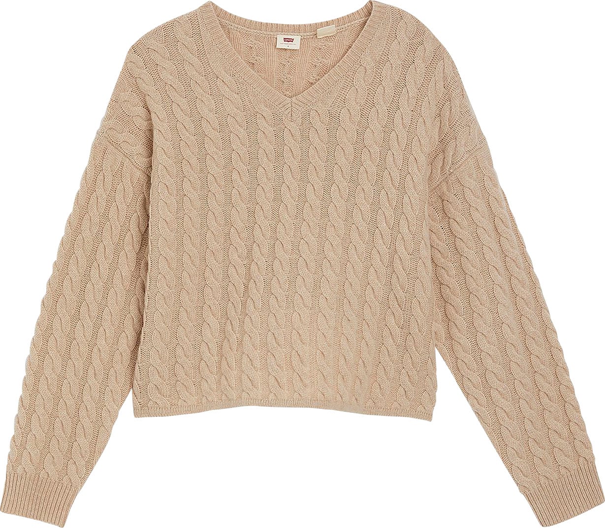 Levi's® Strickpullover »RAE SWEATER NEUTRALS«, in Zopfstrick Muster von Levi's®