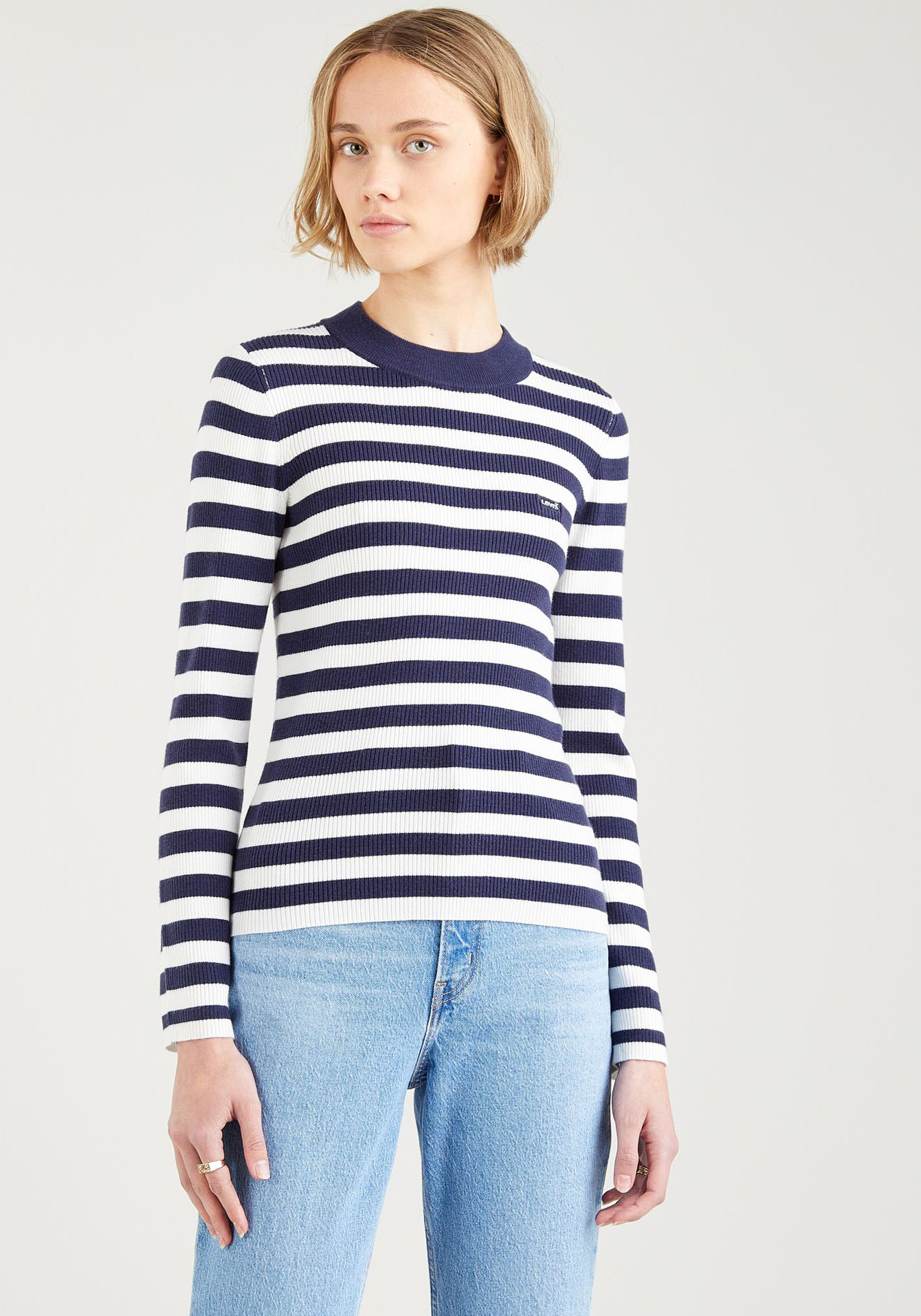 Levi's® Strickpullover »RIB SWEATER«, mit Batwing Logo von Levi's®