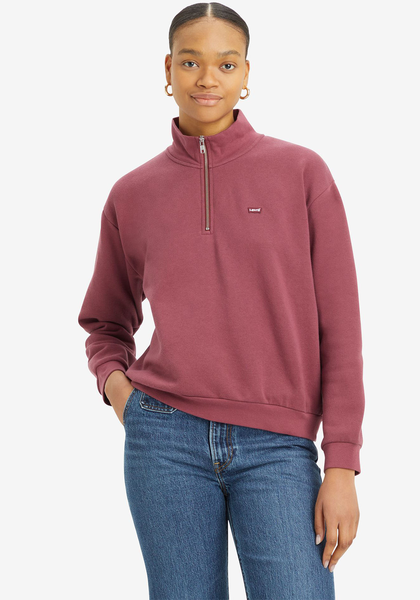 Levi's® Sweatshirt »LV Sweatshirt EVERYDAY 1/4 ZIP«, aus softem Baumwollmix von Levi's®