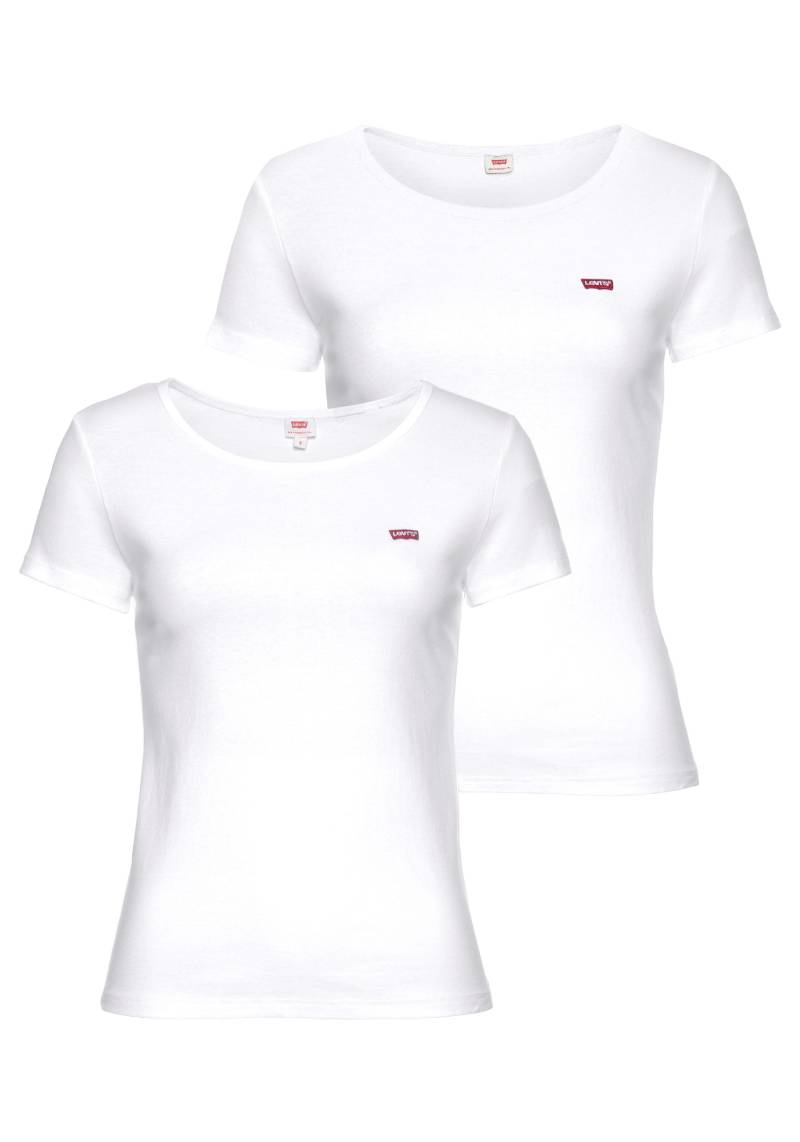 Levi's® T-Shirt »Mini-Logo«, mit kleiner Markenlogo-Stickerei auf der Brust von Levi's®