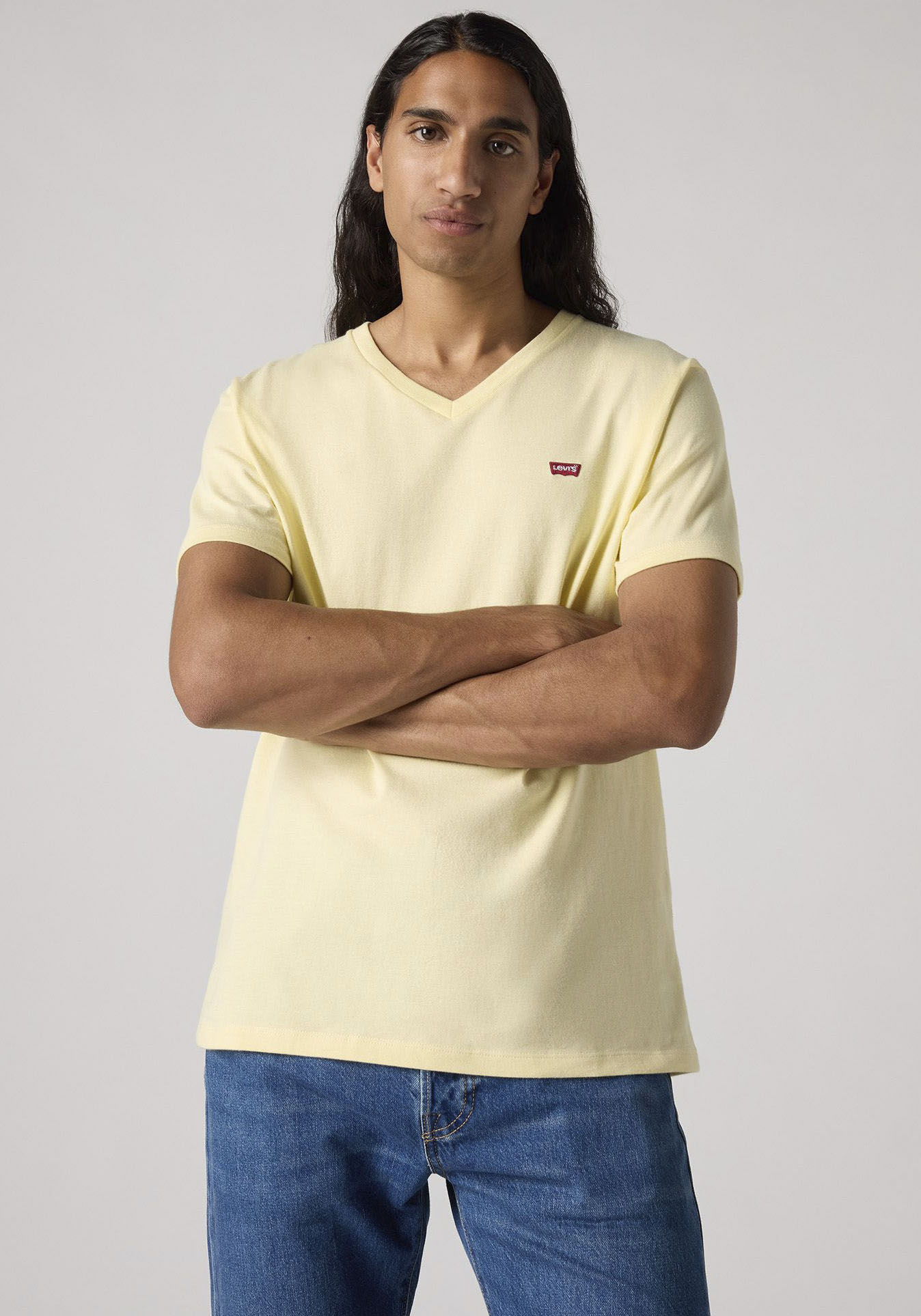 Levi's® V-Shirt »LE ORIGINAL HM VNECK«, mit Logostickerei von Levi's®