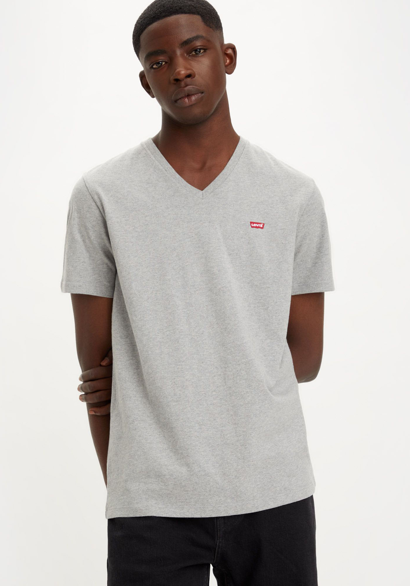 Levi's® V-Shirt »LE ORIGINAL HM VNECK«, mit Logostickerei von Levi's®