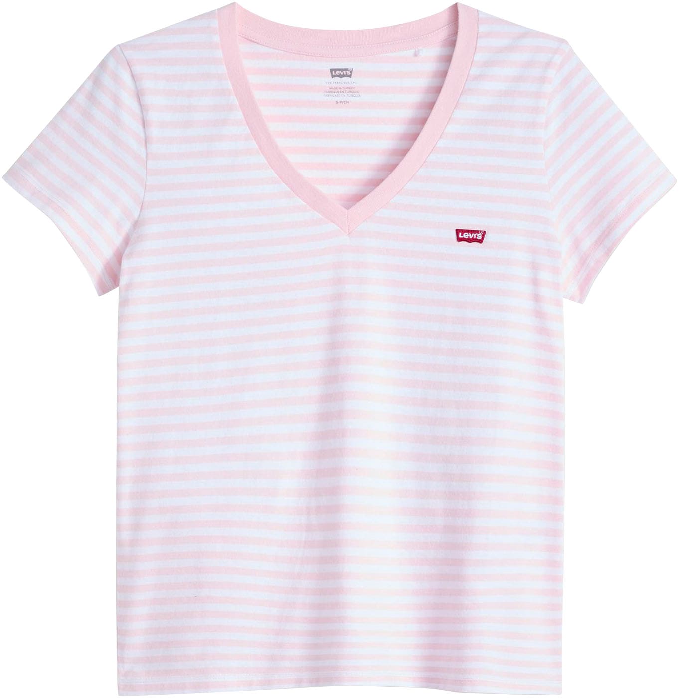 Levi's® V-Shirt »PERFECT VNECK«, mit Mini-Batwing-Logostickerei von Levi's®