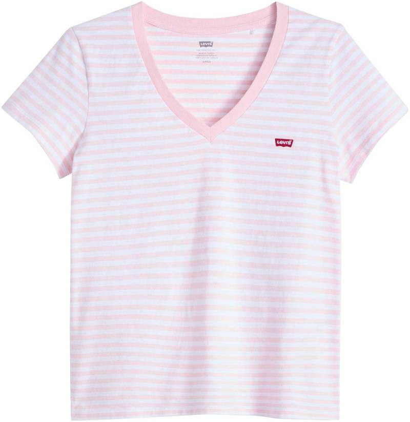 Levi's® V-Shirt »PERFECT VNECK«, mit Mini-Batwing-Logostickerei von Levi's®