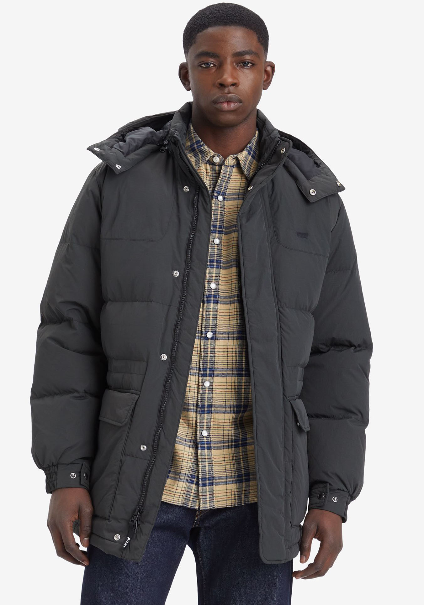 Levi's® Winterjacke »ROCKRIDGE MID PUFFER«, mit Kapuze, mit abnehmbarer Kapuze von Levi's®