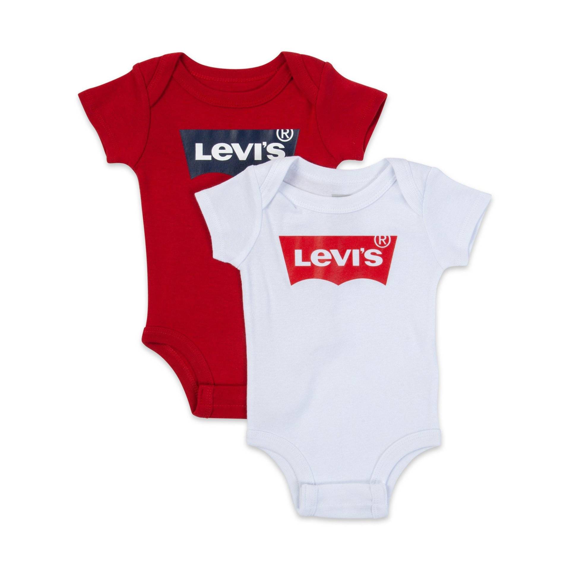 Duopack, Bodys, Kurzarm Unisex Weiss 0-6M von Levi's®