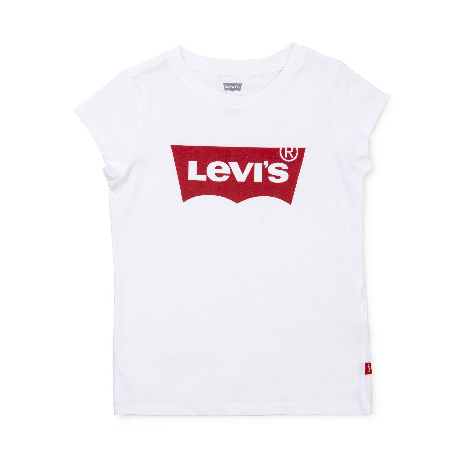 Levi's® - T-Shirt, Rundhals, kurzarm, 140, Weiss von Levi's®