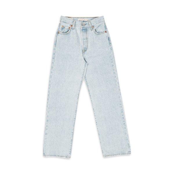 Jeans, Straight Leg Fit Damen Bleached Blau L27/W29 von Levi's®