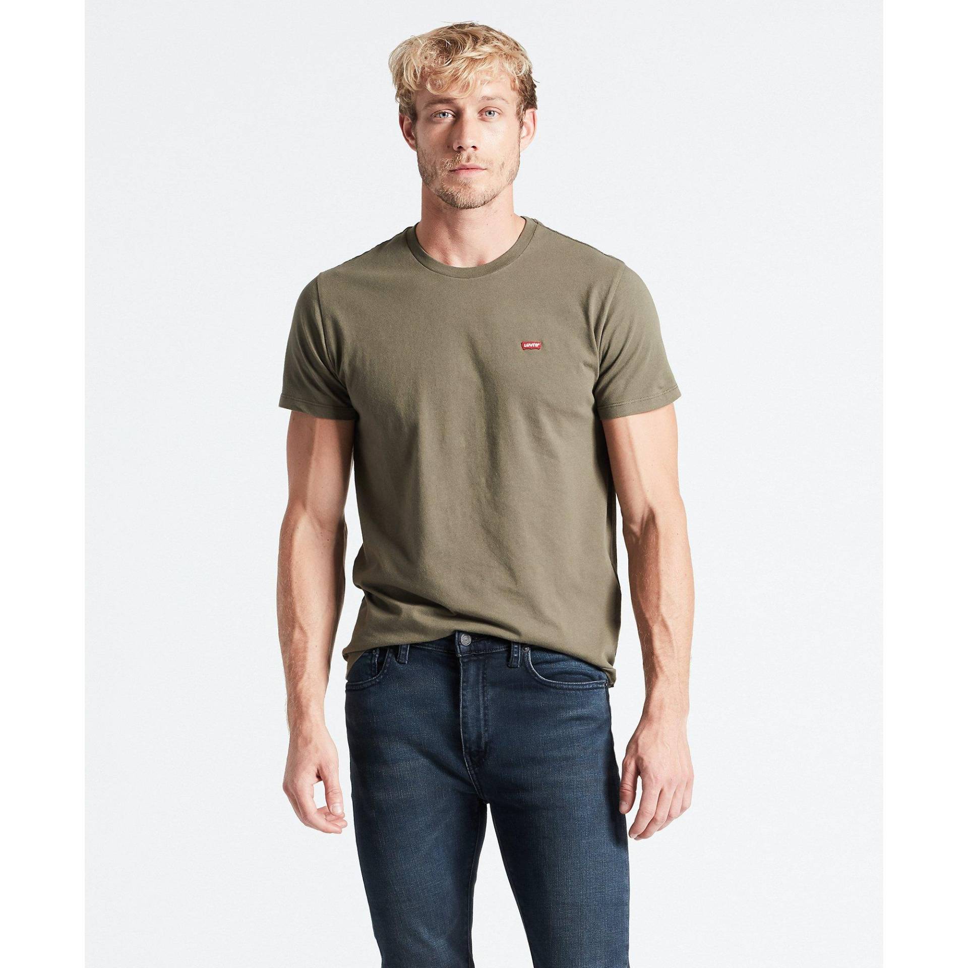 Levi's® - T-Shirt, Regular Fit, kurzarm, für Herren, Olivegrün, Größe XL von Levi's®