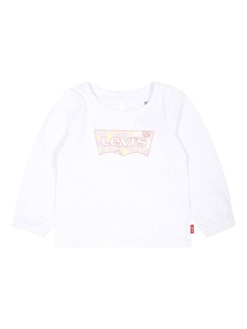 Levi's Kids Batwing long-sleeve puff-sleeve top - White von Levi's Kids