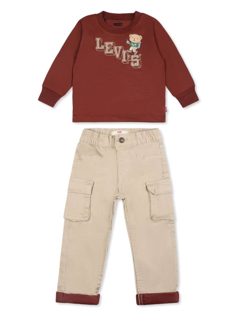 Levi's Kids cotton-blend set - Neutrals von Levi's Kids