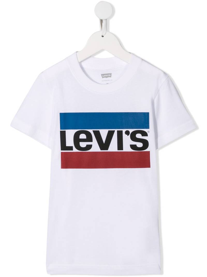 Levi's Kids logo printed T-shirt - White von Levi's Kids