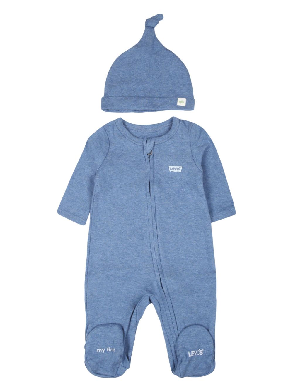 Levi's Kids organic-cotton babygrow set - Blue von Levi's Kids