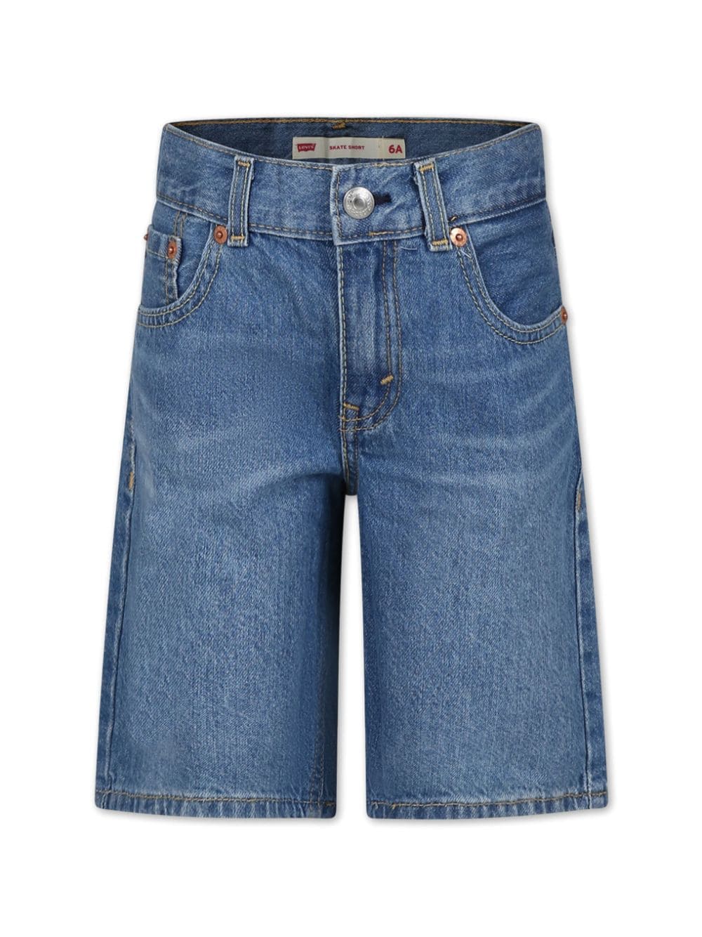 Levi's Kids organic-cotton straight-leg shorts - Blue von Levi's Kids