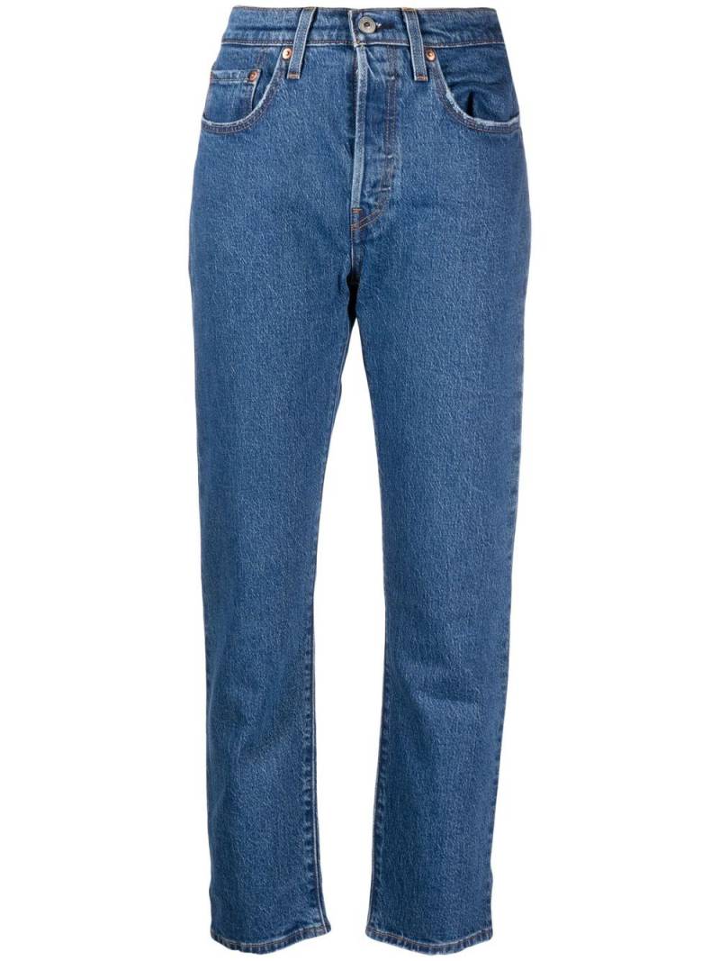 Levi's 501 cropped straight-leg jeans - Blue von Levi's