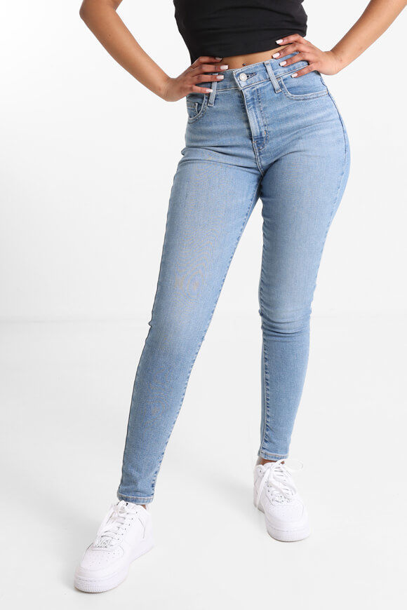 Levi's 720 High Rise Super Skinny Jeans L28 | Light Indigo Worn In | Damen  | 25/28 von Levi's