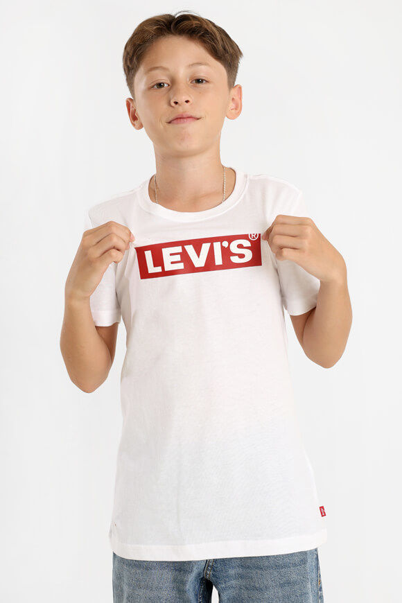 Levi's Boxtab T-Shirt | Bright White | Jungen  | 12 von Levi's