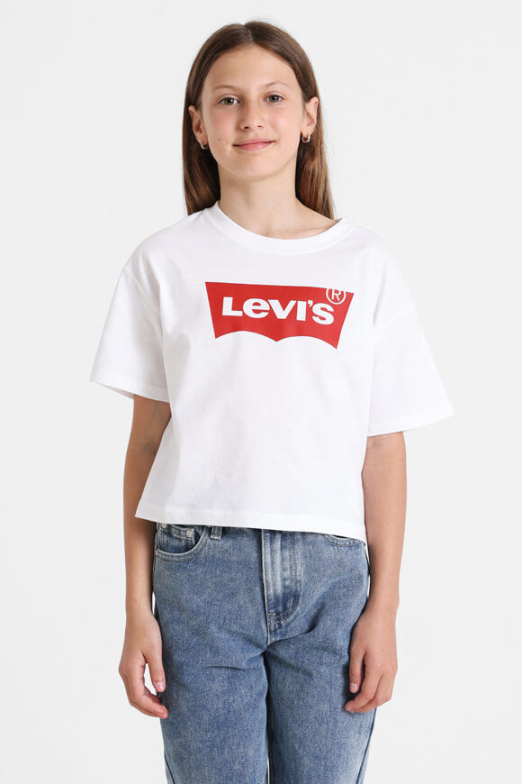 Levi's Crop T-Shirt | White | Mädchen  | 10 von Levi's