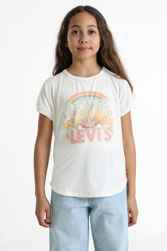 Levi's Double Cuff T-Shirt | Gardenia | Mädchen  | 10 von Levi's