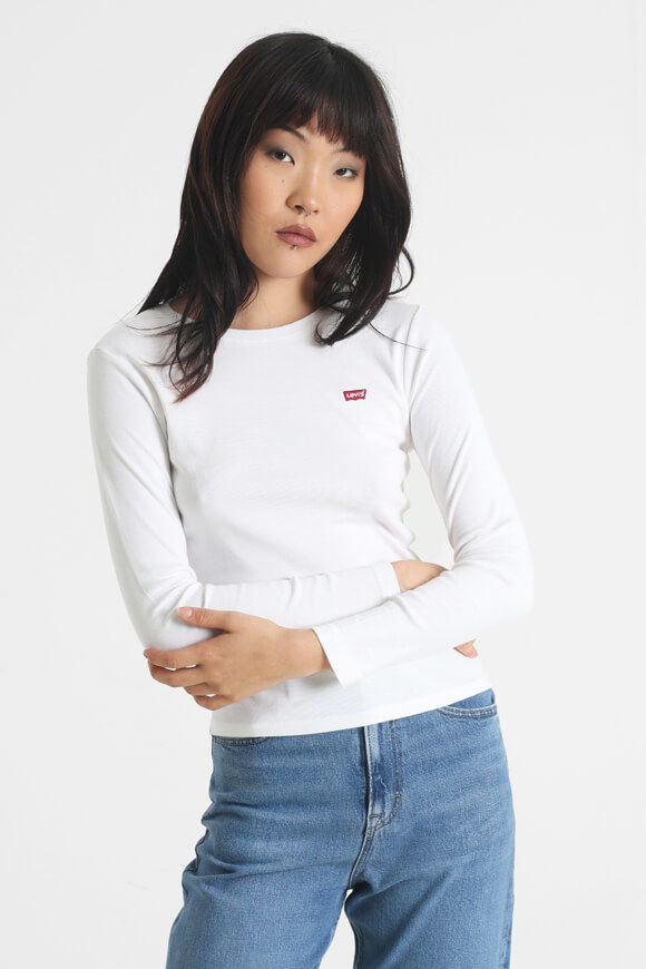 Levi's Essential Langarmshirt | White | Damen  | L von Levi's