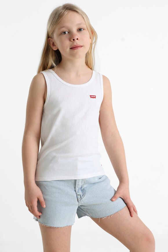 Levi's Geripptes Tanktop | Bright White | Mädchen  | 10 von Levi's