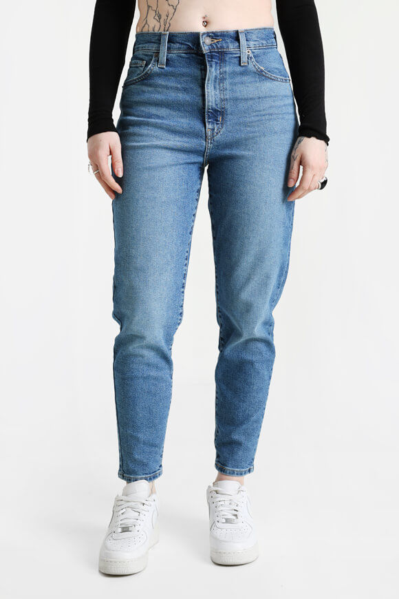 Levi's High Waisted Mom Jeans L27 | Denim Blue | Damen  | 24/27 von Levi's