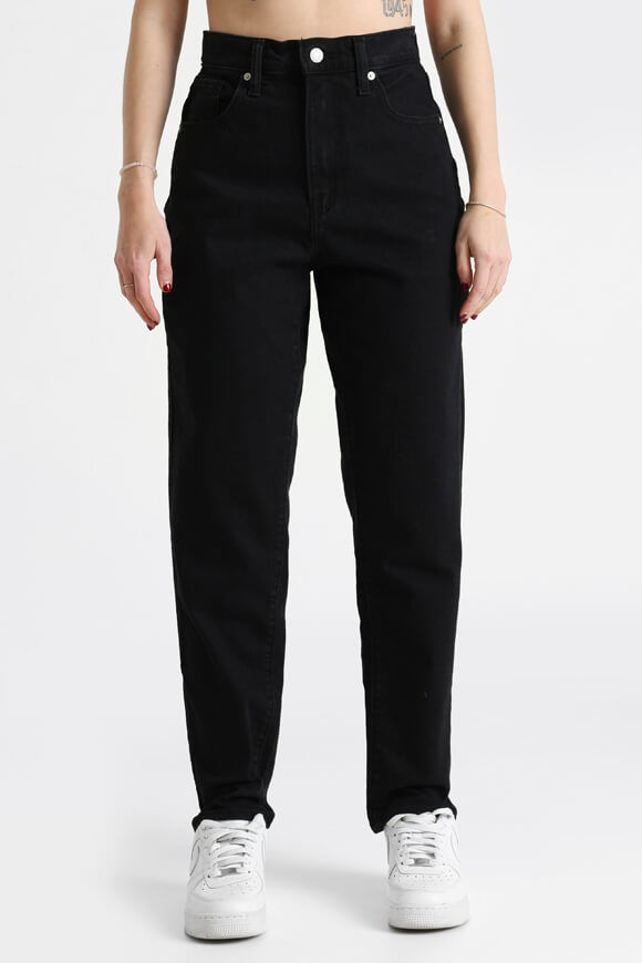 Levi's High Waisted Mom Jeans L27 | Flash Black | Damen  | 25/29 von Levi's