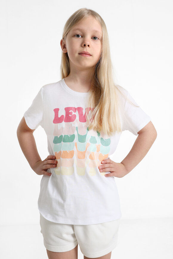 Levi's Organic Retro T-Shirt | Bright White | Mädchen  | 10 von Levi's