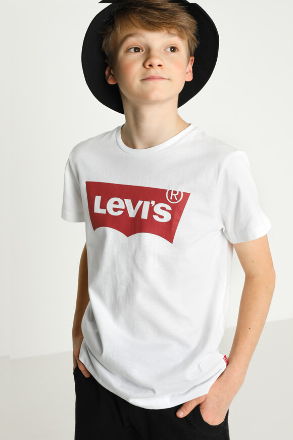 Levi's Batwing T-Shirt | White | Jungen  | 10 von Levi's