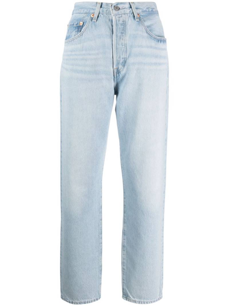 Levi's high-rise straight-leg jeans - Blue von Levi's