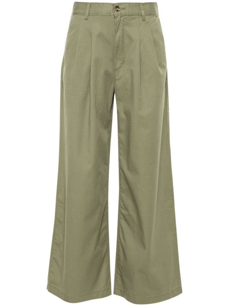 Levi's pleat-detail wide-leg trousers - Green von Levi's