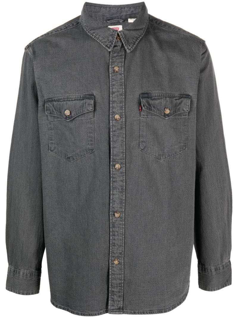 Levi's press-stud fastening denim shirt - Grey von Levi's