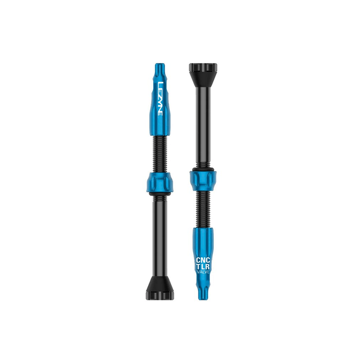 Lezyne CNC TLR Valve - 44Mm Ventile blau von Lezyne