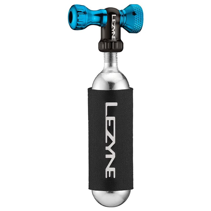 Lezyne Control Drive CO2 With 25G Cartridge Velopumpe blau von Lezyne