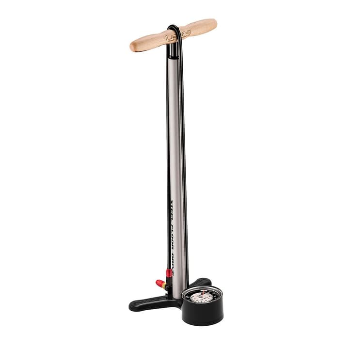 Lezyne Steel Floor Drive 3.5 Standpumpe silber von Lezyne